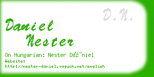 daniel nester business card